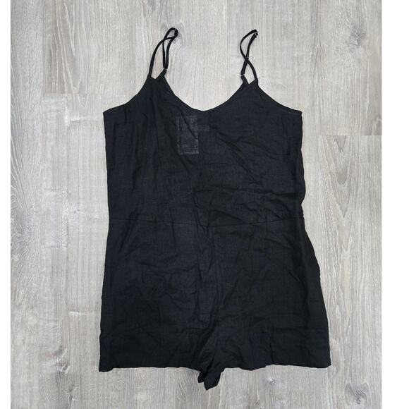 NWT Vitamin A Linen Romper Size 8/M - Picture 1 of 4